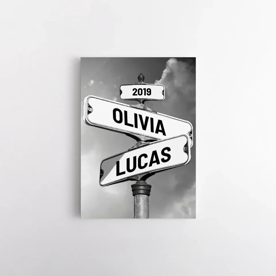 Personalized Vintage Street Sign Test 1 1-1 40-60 (2)