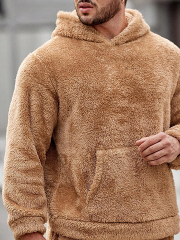 The Original Fluffy Hoodie - Brown