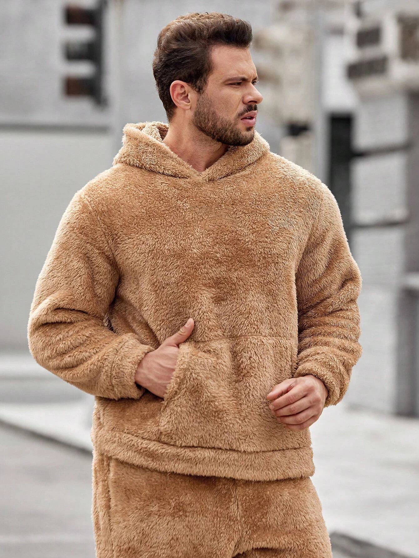 The Original Fluffy Hoodie - Brown