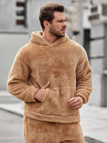 The Original Fluffy Hoodie - Brown