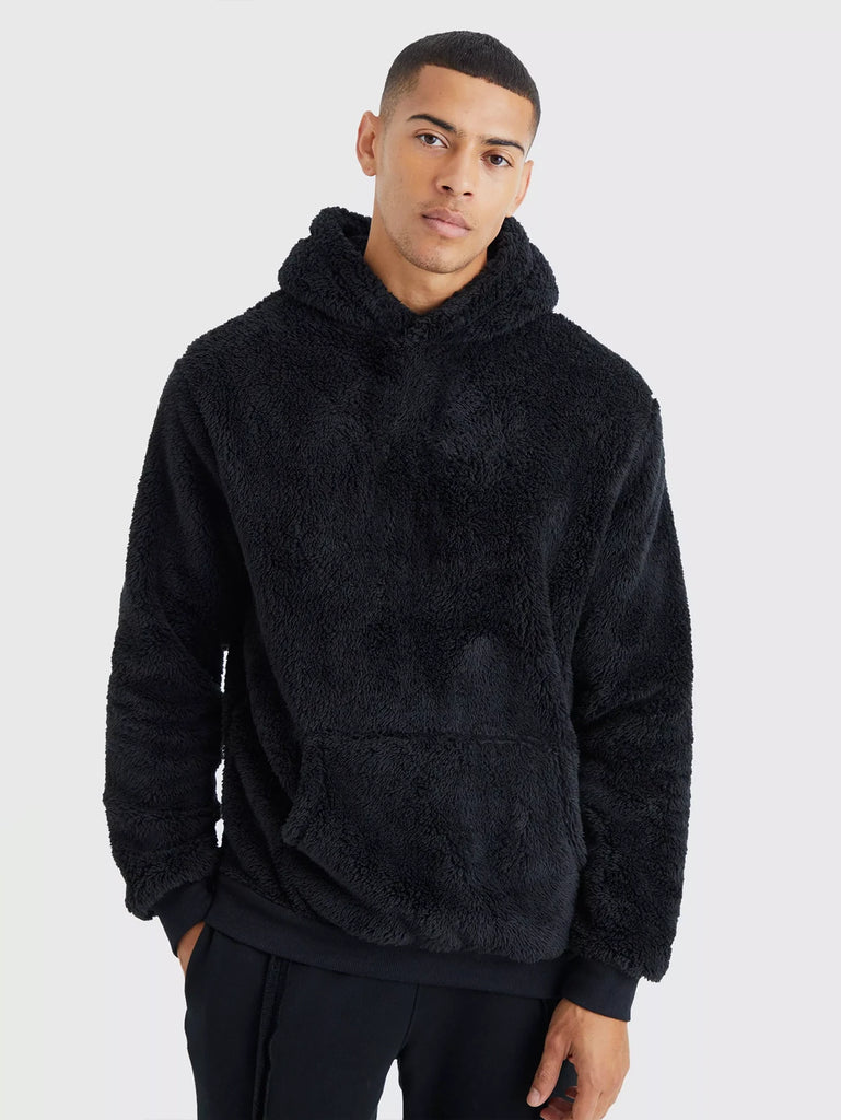 The Original Fluffy Hoodie - Black