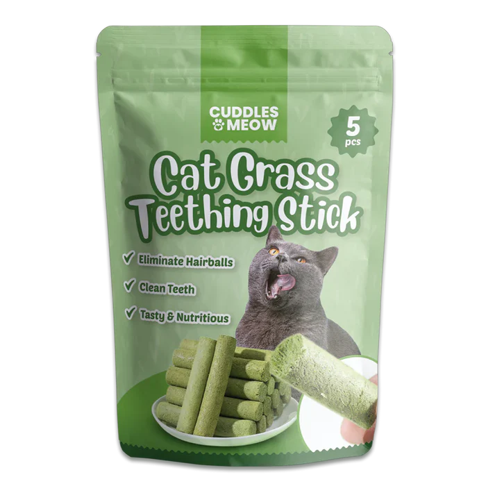 Cat Grass  Teething Sticks